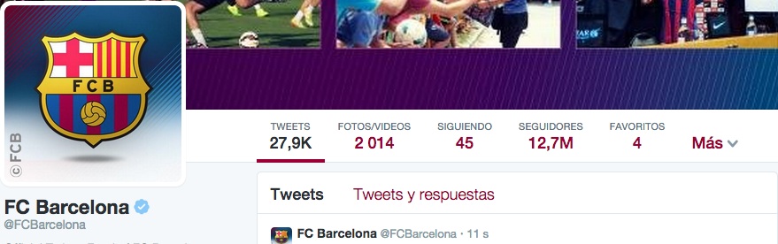 Twitter FC Barcelona